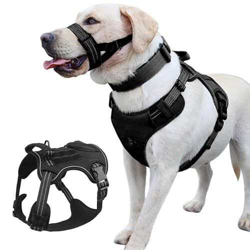 Decorhome Hundewestengeschirr,Hundeweste mit Brust-Rückenclips - Verstellbares Hundegeschirr mit Zwei Leinen, Haustier-Brustgurt für Welpen, Hunde und Haustiere von Decorhome