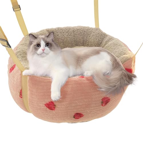 Decorhome Katzenhängematte für Käfig, Kätzchenhängematte | Katzen-Hängemattenbett - Mit verstellbaren Trägern und Haken, warme Plüsch-Katzenschaukel-Hängematte mit Rutschfester Basis Decorhome Katzenhängematte für Käfig, Kätzchenhängematte | Katzen-Hängemattenbett - Mit verstellbaren Trägern und Haken, warme Plüsch-Katzenschaukel-Hängematte mit Rutschfester Basis von Decorhome