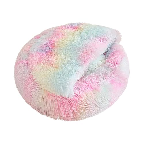 Decorhome Katzenhäuser für Wohnungskatzen,Katzenbetten für Wohnungskatzen | Regenbogen gemütliches Höhlenhundebett Rundes Hundebett | Katzenhaus, Donut-Hundebett, Haustiermöbel für den Winter, Katze, Decorhome Katzenhäuser für Wohnungskatzen,Katzenbetten für Wohnungskatzen | Regenbogen gemütliches Höhlenhundebett Rundes Hundebett | Katzenhaus, Donut-Hundebett, Haustiermöbel für den Winter, Katze, von Decorhome