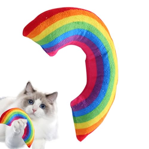Decorhome Katzenminze-Spielzeug für Katzen - Plüsch-Regenbogenkissen, Katzenminze-Spielzeug für Katzen | Interaktives Spielzeug für Katzen im Innenbereich, Katzenminze-Spielzeug, Decorhome Katzenminze-Spielzeug für Katzen - Plüsch-Regenbogenkissen, Katzenminze-Spielzeug für Katzen | Interaktives Spielzeug für Katzen im Innenbereich, Katzenminze-Spielzeug, von Decorhome