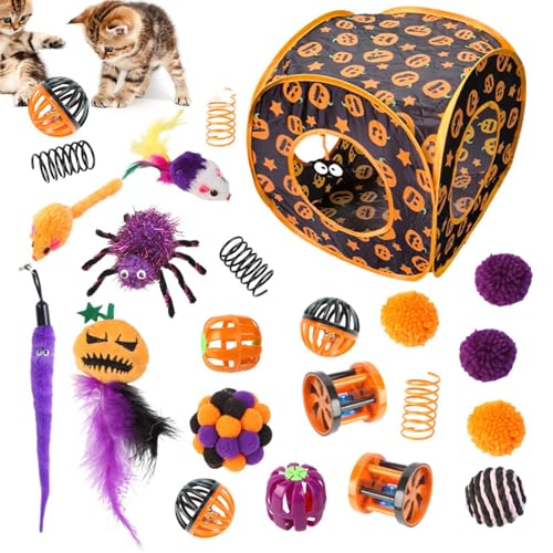 Decorhome Katzenspielzeug für Kätzchen, Katzenspielzeugpaket,Kürbiswürfel Gemütliches Tunnelbett | Katzenspieltunnel, interaktives Kätzchenspielzeug für Katzen, Welpen, Kätzchen und kleine Haustiere Decorhome Katzenspielzeug für Kätzchen, Katzenspielzeugpaket,Kürbiswürfel Gemütliches Tunnelbett | Katzenspieltunnel, interaktives Kätzchenspielzeug für Katzen, Welpen, Kätzchen und kleine Haustiere von Decorhome