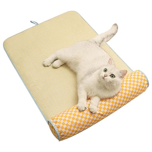 Decorhome Kühlmatte für Haustiere, Kühlkissen für Hunde - Cooles Pet Pad Hundebett - Kühlmatte mit Kissen, Schlafunterlage, Kühlunterlage für Hunde, waschbare Haustierdecke, Katzenbettmatte für kleine Decorhome Kühlmatte für Haustiere, Kühlkissen für Hunde - Cooles Pet Pad Hundebett - Kühlmatte mit Kissen, Schlafunterlage, Kühlunterlage für Hunde, waschbare Haustierdecke, Katzenbettmatte für kleine von Decorhome
