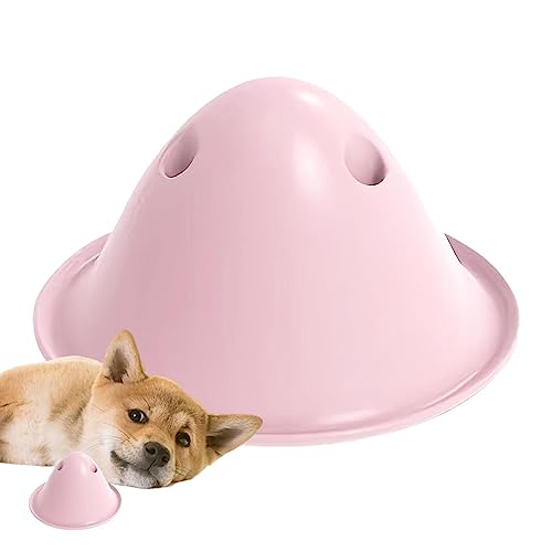 Interaktives Futterspielzeug für Hunde, 14 cm, Leckerli-Spenderspielzeug für Welpen, Welpen für kleine und mittelgroße Hunde, umweltfreundlich, bissfest von Decorhome