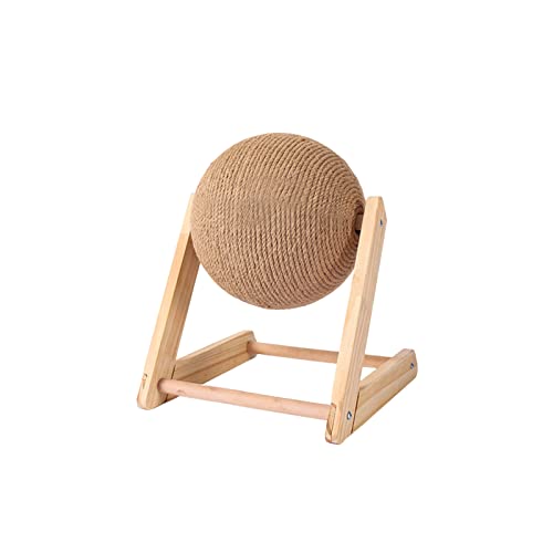 Katze Kratzball,Sisal Cat Kratzball Interaktives Spielzeug | Cat Scratcher Toy Kratzballspielzeug für Hauskatzen und Kätzchen Decorhome von Decorhome