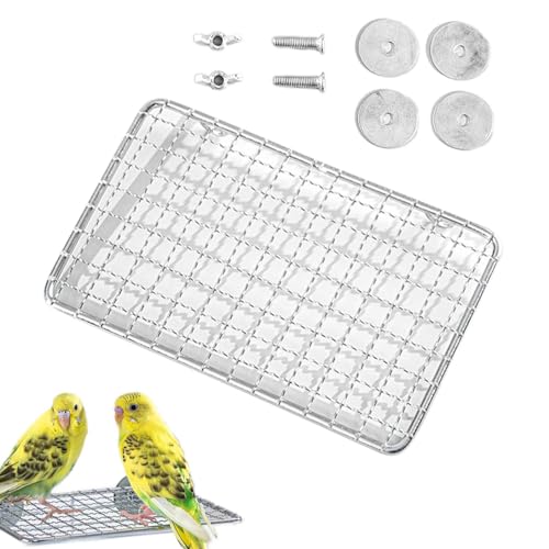 Papageienständer Tisch – Edelstahl-Kletterleiter-Spielzeug, sichere Kletterleiter, Spielzeug, Sitzstange, für Hamster, Chinchillas Papageienständer Tisch – Edelstahl-Kletterleiter-Spielzeug, sichere Kletterleiter, Spielzeug, Sitzstange, für Hamster, Chinchillas von Decorhome