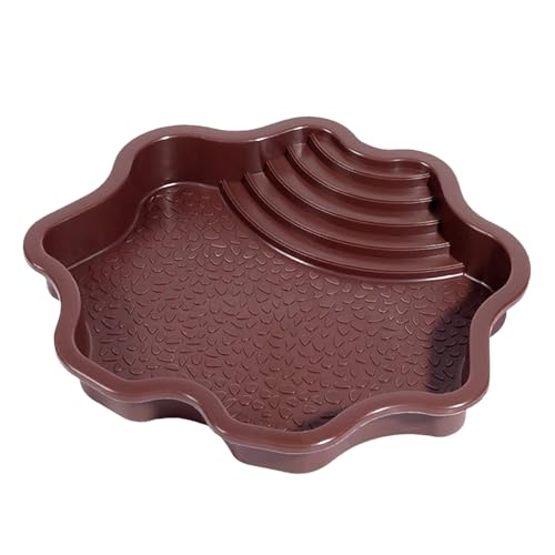 Schildkrötenpool, große Reptilien-Schildkröten-Badewanne, Futternapf, Eidechsen-Habitat mit Rampe, Schildkröten-Futterschale für kleine Geckos, Schildkrötenbadewanne, Reptilienbadewanne Schildkrötenpool, große Reptilien-Schildkröten-Badewanne, Futternapf, Eidechsen-Habitat mit Rampe, Schildkröten-Futterschale für kleine Geckos, Schildkrötenbadewanne, Reptilienbadewanne von Decorhome