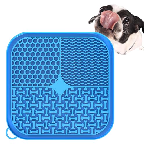 Decyam leckmatte Hund – 1 Stück Leckmatten für Hunde, schleckmatte Hund und schleckmatte Katze, Rutschfester Saugnapfboden von Decyam