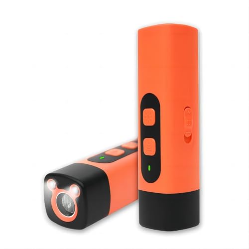 BarkStop Ultrasonisk Skällningskontroll, 3-i-1 Avancerad Hundtränare,Vattentålig Design, 30 Dagar Batteritid, för Inomhus & Utomhus Användning (2) von Deedlite