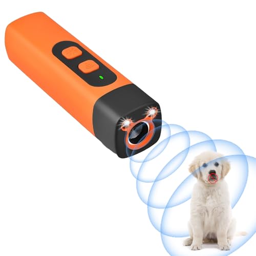 Ruhemeister Hund Pro, Anti-Bell-Gerät für Hunde mit 3 Einstellbaren Frequenzen LED-Taschenlampe, 15 m Reichweite, Wiederaufladbar Ultraschall-Bellstopper drinnen draußen Ruhemeister Hund Pro, Anti-Bell-Gerät für Hunde mit 3 Einstellbaren Frequenzen LED-Taschenlampe, 15 m Reichweite, Wiederaufladbar Ultraschall-Bellstopper drinnen draußen von Deedlite