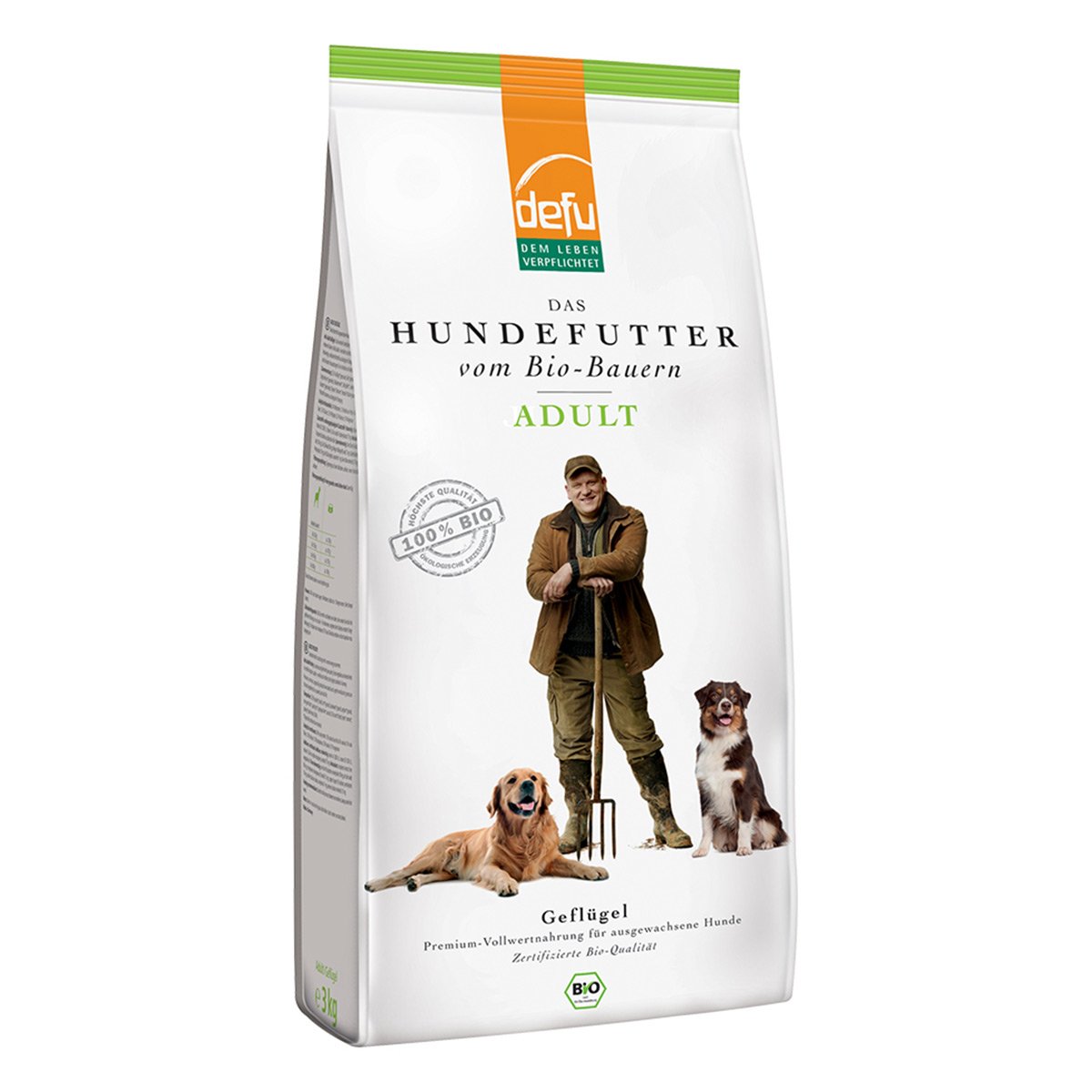 Defu Adult Bio-Geflügel Trockenfutter 3kg Defu Adult Bio-Geflügel Trockenfutter 3kg von Defu