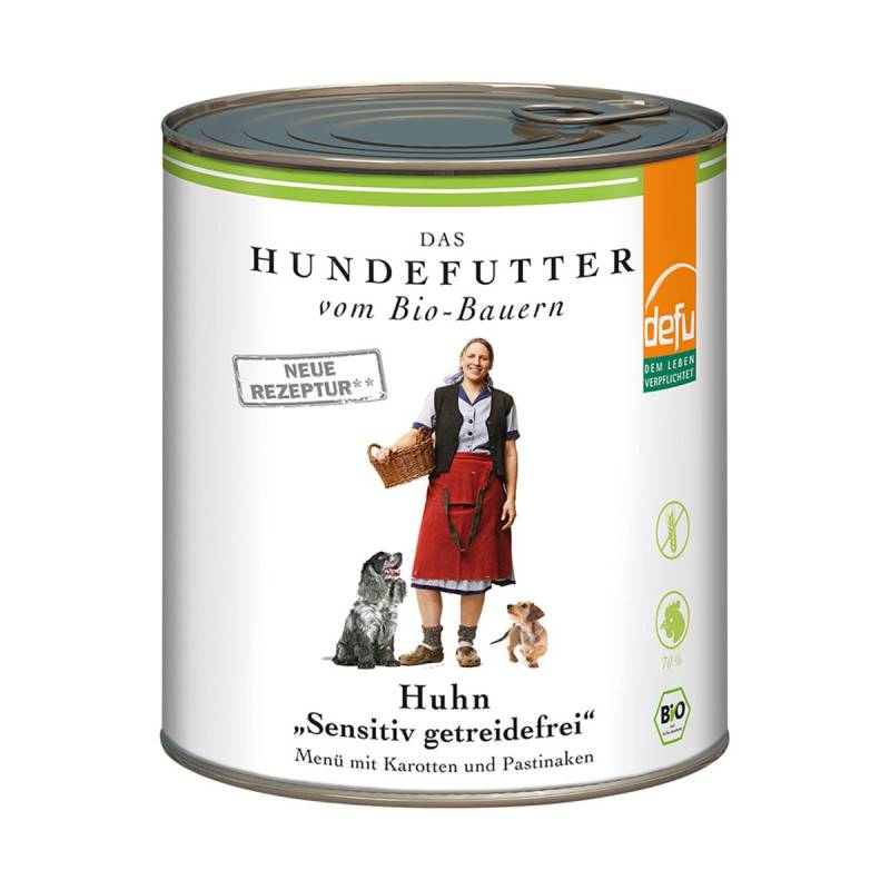 Defu Bio-Huhn High Sensitive getreidefrei 6x820g von Defu