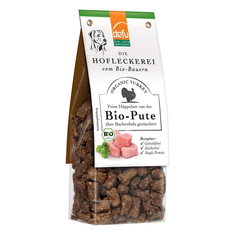 Defu Hofleckerei - Feine Häppchen von der Bio-Pute 2x125g von Defu