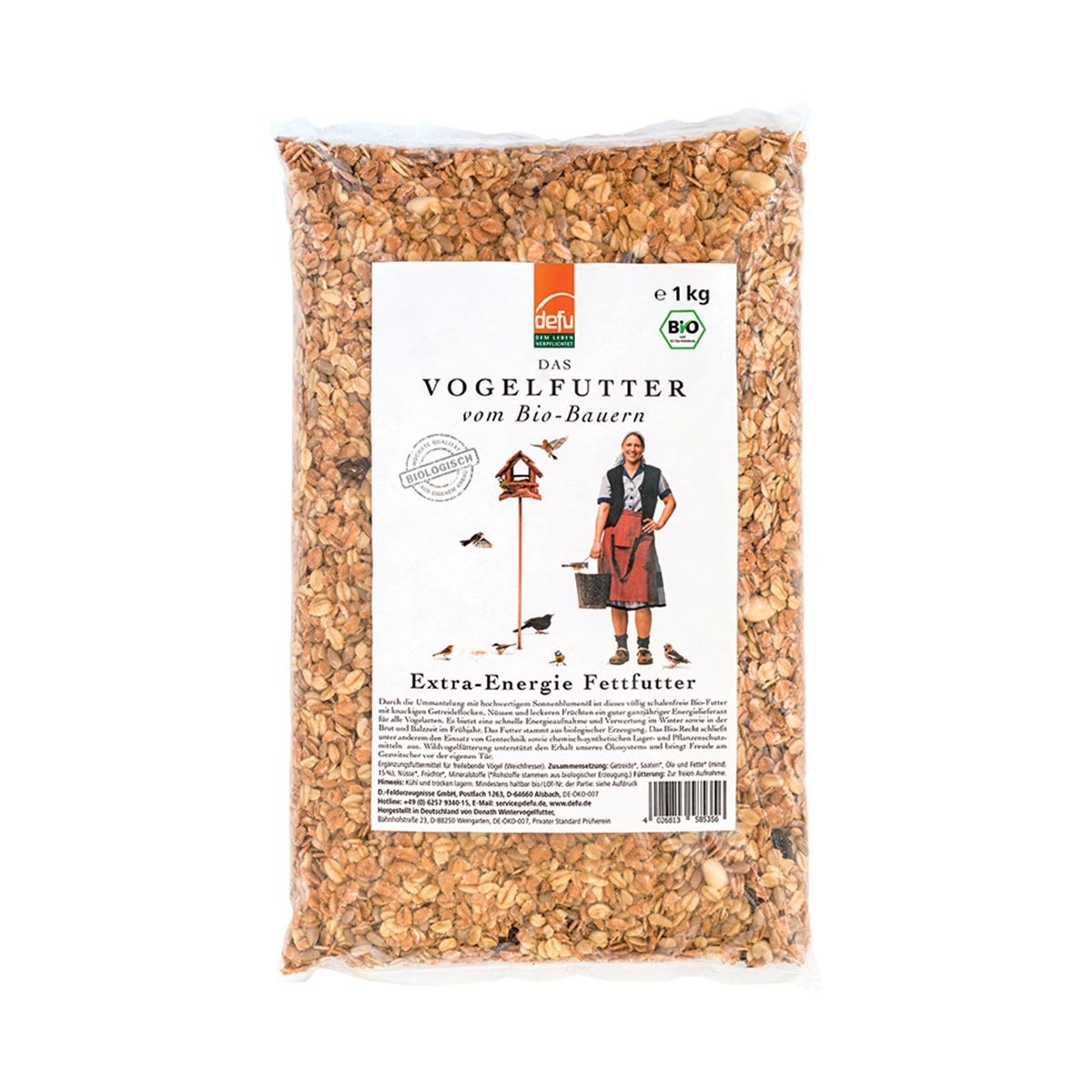 Defu Wildvögel Bio-Fettfutter 1kg Defu Wildvögel Bio-Fettfutter 1kg von Defu
