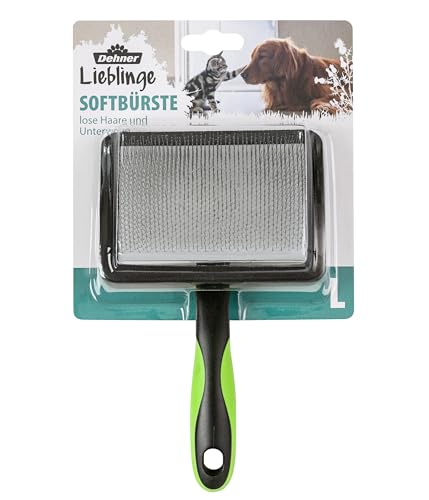 Dehner Hunde- und Katzenfellpflege, Softbürste, ca. 19 x 12 x 5.5 cm, Kunststoff, schwarz Dehner Hunde- und Katzenfellpflege, Softbürste, ca. 19 x 12 x 5.5 cm, Kunststoff, schwarz von Dehner
