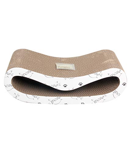 Dehner Lieblinge Katzen-Kratzpappe Scratch Wave, inkl. Katzenminze, ca. 49 x 24 x 15 cm, Naturmaterial, Karton aus FSC®-zertifizierter Produktion, weiß Dehner Lieblinge Katzen-Kratzpappe Scratch Wave, inkl. Katzenminze, ca. 49 x 24 x 15 cm, Naturmaterial, Karton aus FSC®-zertifizierter Produktion, weiß von Dehner