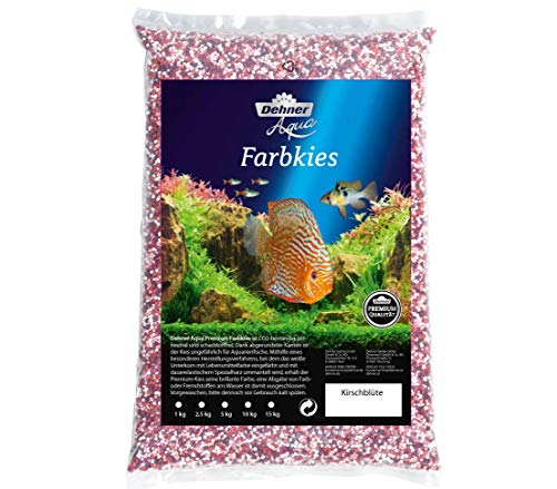 Dehner Aqua Aquarienkies Farbkies, Körnung 2-3 mm, 5 kg, hellrot von Dehner