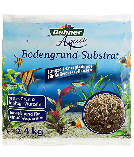 Dehner Aqua Bodengrund-Substrat, Körnung 2 - 4 mm, 2.4 kg, naturfarben von Dehner