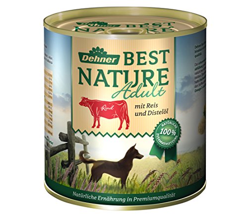 Dehner Best Nature Hundefutter Adult, Rind und Reis mit Distelöl, Probiergröße, 400 g Dehner Best Nature Hundefutter Adult, Rind und Reis mit Distelöl, Probiergröße, 400 g von Dehner