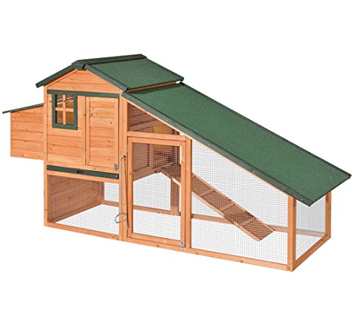 Dehner Hühnerstall Cottage, mit Freilaufgehege, ca. 221 x 77.5 x 116.9 cm, Tannenholz, lasiert, braun/grün Dehner Hühnerstall Cottage, mit Freilaufgehege, ca. 221 x 77.5 x 116.9 cm, Tannenholz, lasiert, braun/grün von Dehner