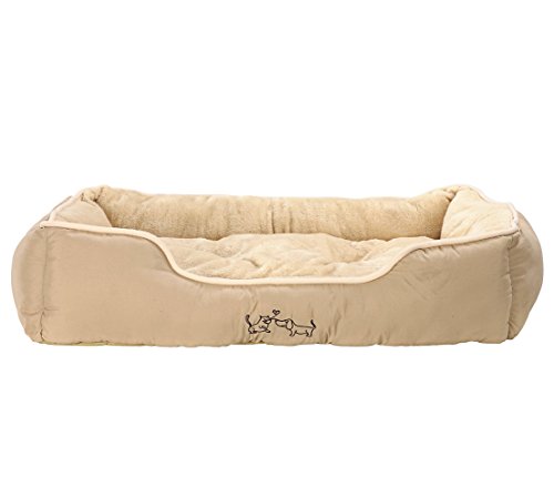 Dehner Lieblinge Hundebett und Katzenbett Sammy, ca. 75 x 58 x 19 cm, Polyester, beige Dehner Lieblinge Hundebett und Katzenbett Sammy, ca. 75 x 58 x 19 cm, Polyester, beige von Dehner