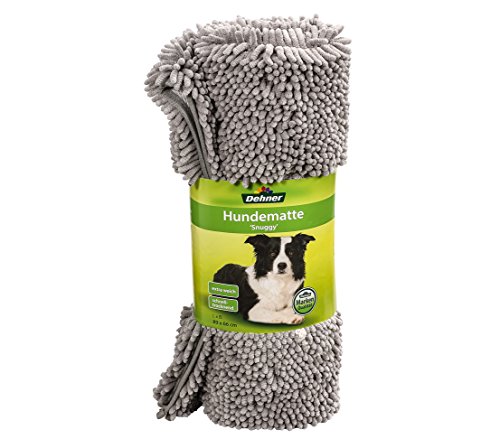 Dehner Lieblinge Hundematte Snuggy, ca. 89 x 66 cm, Polyester, grau von Dehner