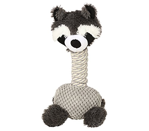 Dehner Hundespielzeug Racoon, mit Quietscher, ca. 34 x 15 cm, Sisal/Plüsch, grau Dehner Hundespielzeug Racoon, mit Quietscher, ca. 34 x 15 cm, Sisal/Plüsch, grau von Dehner