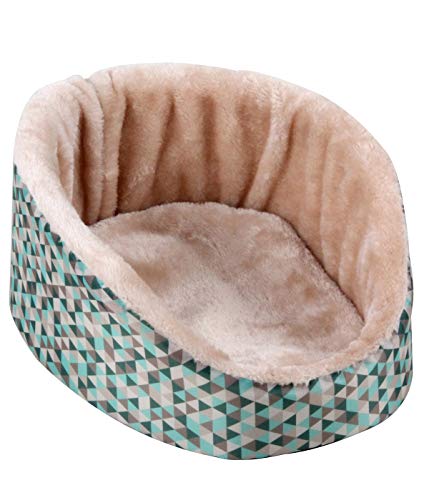 Dehner Kleintier-Kuschelbett Velvet, ca. 31 x 25 x 13 cm, Nylon/Plüsch, rosé/türkis/grau Dehner Kleintier-Kuschelbett Velvet, ca. 31 x 25 x 13 cm, Nylon/Plüsch, rosé/türkis/grau von Dehner