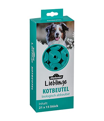 Dehner Lieblinge Hundekotbeutel, biologisch abbaubar, 315 Stück, Kunststoff, türkis Dehner Lieblinge Hundekotbeutel, biologisch abbaubar, 315 Stück, Kunststoff, türkis von Dehner