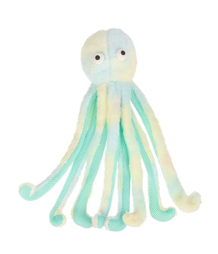 Dehner Lieblinge Hundespielzeug Baby Octopus, Plüschtier Spielzeug für Welpen/ausgewachsene Hunde, inkl. Quitscher/Raschelpapier, ca. 15 x 9 cm, Polyester, blau/türkis/grün Dehner Lieblinge Hundespielzeug Baby Octopus, Plüschtier Spielzeug für Welpen/ausgewachsene Hunde, inkl. Quitscher/Raschelpapier, ca. 15 x 9 cm, Polyester, blau/türkis/grün von Dehner
