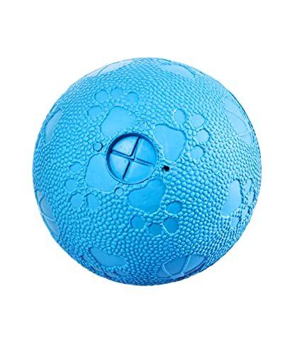 Dehner Lieblinge Hundespielzeug Chewie, Snackball, Ø 11 cm, Gummi, blau von Dehner