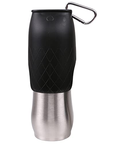 Dehner Lieblinge Hundetrinkflasche Travel, auch als Napf, 600 ml, Edelstahl, schwarz Dehner Lieblinge Hundetrinkflasche Travel, auch als Napf, 600 ml, Edelstahl, schwarz von Dehner