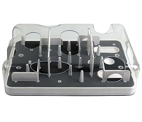 Dehner Lieblinge Katzenspielzeug Snack it, fördert Geschicklichkeit von Katzen, ca. 33.4 x 9 x 22.4 cm, Kunststoff, grau/weiß Dehner Lieblinge Katzenspielzeug Snack it, fördert Geschicklichkeit von Katzen, ca. 33.4 x 9 x 22.4 cm, Kunststoff, grau/weiß von Dehner