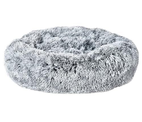 Dehner Lieblinge Kuschelbett Cookie, Hundebett/Katzenbett pflegeleicht, ca. Ø 58 cm, Höhe 14 cm, Größe M, Polyester, grau Dehner Lieblinge Kuschelbett Cookie, Hundebett/Katzenbett pflegeleicht, ca. Ø 58 cm, Höhe 14 cm, Größe M, Polyester, grau von Dehner