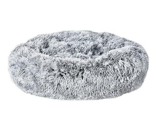 Dehner Lieblinge Kuschelbett Cookie, Hundebett/Katzenbett pflegeleicht, ca. Ø 76 cm, Höhe 17 cm, Größe L, Polyester, grau Dehner Lieblinge Kuschelbett Cookie, Hundebett/Katzenbett pflegeleicht, ca. Ø 76 cm, Höhe 17 cm, Größe L, Polyester, grau von Dehner