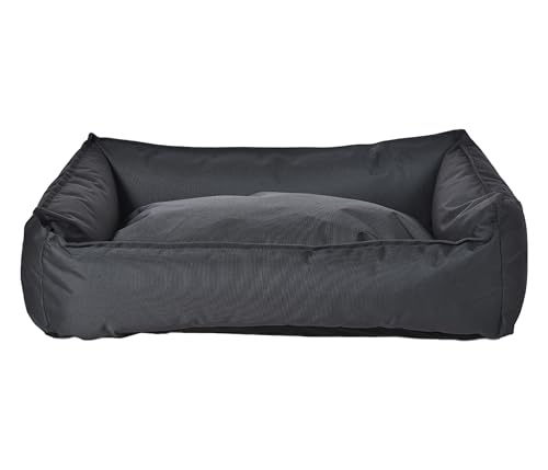 Dehner Lieblinge Kuschelbett Woof, Hundebett/Katzenbett wasserdicht/pflegeleicht, ca. 80 x 55 x 23 cm, Größe M, Polyster/Polypropylen, grau Dehner Lieblinge Kuschelbett Woof, Hundebett/Katzenbett wasserdicht/pflegeleicht, ca. 80 x 55 x 23 cm, Größe M, Polyster/Polypropylen, grau von Dehner