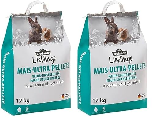 Dehner Lieblinge Mais-Ultra-Pellets, 12 kg (Packung mit 2) von Dehner