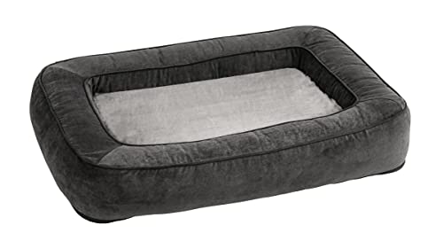 Dehner Lieblinge Orthopädisches Hunde- und Katzenbett, eckig, 70 x 100 x 17 cm, Polyester, schwarz von Dehner