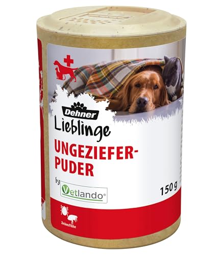 Dehner Lieblinge Ungeziefer-Puder, pflanzliches Zecken und Flo Puder für Hunde/Katzen, schonende Fellpflege, 150 g Dehner Lieblinge Ungeziefer-Puder, pflanzliches Zecken und Flo Puder für Hunde/Katzen, schonende Fellpflege, 150 g von Dehner