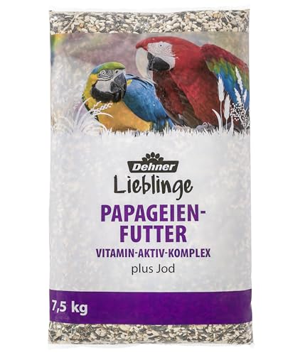 Dehner Lieblinge Vogelfutter, Papageien-Futter, Vitamin-Aktiv-Komplex, 7.5 kg von Dehner