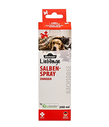 Dehner Lieblinge Wundversorgung Salben-Spray, Zinkoxid, für Hunde und Katzen, 200 ml von Dehner