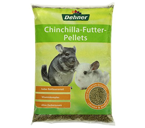 Dehner Nagerfutter, Chinchilla Pellets, 5 kg (Packung mit 2) von Dehner