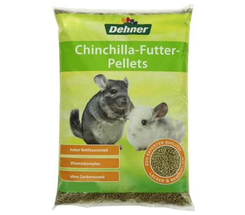 Dehner Lieblinge Nagerfutter, Chinchillafutter in Pelletform, für eine gesunde Verdauung, 5 kg von Dehner