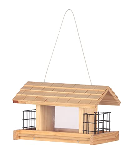 Dehner Natura Premium Wildvogel Futterhaus Aosta, Futterstation für Wildvögel, Vogelhaus robust / hängend, inkl. Aufhängevorrichtung, ca. 17.5 x 19 x 28 cm, aus FSC-zertifiziertem Kiefernholz, braun Dehner Natura Premium Wildvogel Futterhaus Aosta, Futterstation für Wildvögel, Vogelhaus robust / hängend, inkl. Aufhängevorrichtung, ca. 17.5 x 19 x 28 cm, aus FSC-zertifiziertem Kiefernholz, braun von Dehner