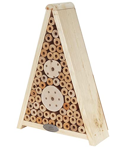 Dehner Natura Premium Insektenhotel Gaia, Insektenhaus / Nistkasten für Bienen/Schmetterlinge/Käfer, ca. 24 x 34 x 9 cm, aus FSC-zertifiziertem Kiefernholz / Metall, natur Dehner Natura Premium Insektenhotel Gaia, Insektenhaus / Nistkasten für Bienen/Schmetterlinge/Käfer, ca. 24 x 34 x 9 cm, aus FSC-zertifiziertem Kiefernholz / Metall, natur von Dehner