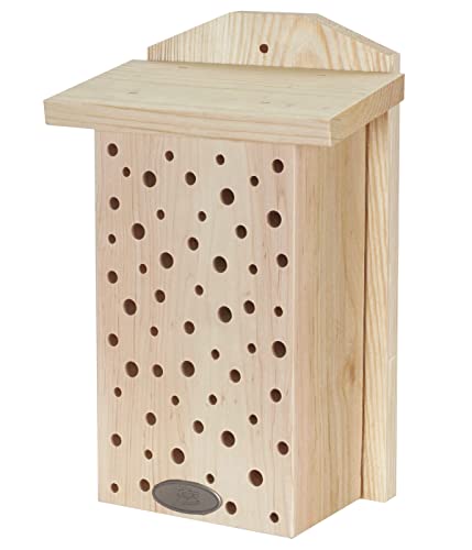 Dehner Natura Insektenhotel Laurentia, ca. 19 x 30 x 11 cm, aus FSC® - zertifiziertem Kiefernholz / Metall, natur von Dehner