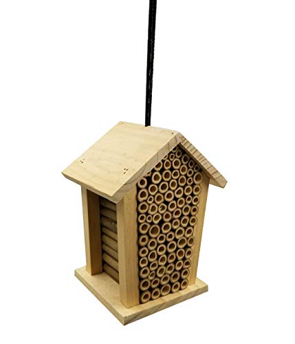 Dehner Natura Insektenhotel Louisiana, ca. 19 x 15 x 12 cm, Kiefernholz, natur von Dehner