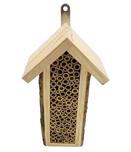 Dehner Natura Insektenhotel Missouri, ca. 27 x 15.5 x 9 cm, Holz/Bambus, natur von Dehner