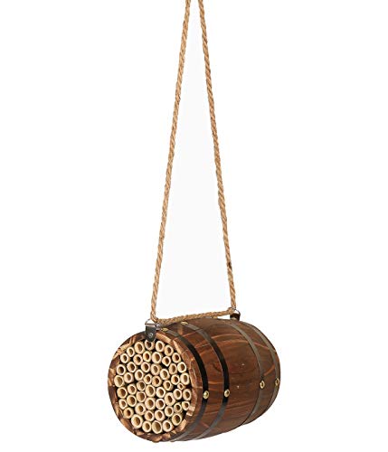 Dehner Natura Premium Insektenhotel Padua, Insektenhaus / Nistkasten für Bienen/Schmetterlinge/Käfer, ca. 17.5 x 15 x 15 cm, Kiefernholz, natur Dehner Natura Premium Insektenhotel Padua, Insektenhaus / Nistkasten für Bienen/Schmetterlinge/Käfer, ca. 17.5 x 15 x 15 cm, Kiefernholz, natur von Dehner