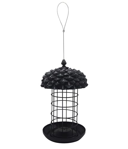 Dehner Natura Premium Futtersäule Louise, Meisenknödelsäule für 12 Meisenknödel, Futterstation für Wildvögel wetterfest/hängend, ca. 30 x 18 x 18 cm, Metall, dunkelgrau Dehner Natura Premium Futtersäule Louise, Meisenknödelsäule für 12 Meisenknödel, Futterstation für Wildvögel wetterfest/hängend, ca. 30 x 18 x 18 cm, Metall, dunkelgrau von Dehner