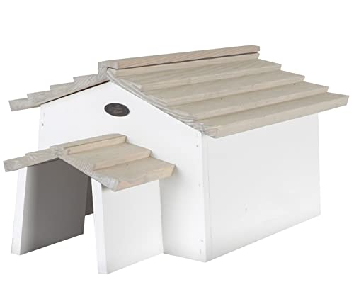 Dehner Natura Premium Igelhaus Yoga, Igelhütte stabil / wetterfest, Futterhaus für Igel, ca. 55 x 28 x 38 cm, Kiefernholz, weiß Dehner Natura Premium Igelhaus Yoga, Igelhütte stabil / wetterfest, Futterhaus für Igel, ca. 55 x 28 x 38 cm, Kiefernholz, weiß von Dehner